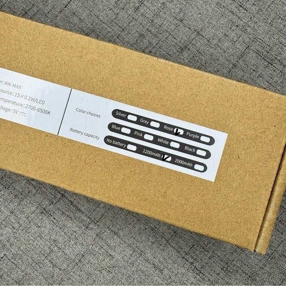 Sparkle & Co. LED Portable Desk Lamp Rechargeable Desk Light Nwt - Picture 10 of 10